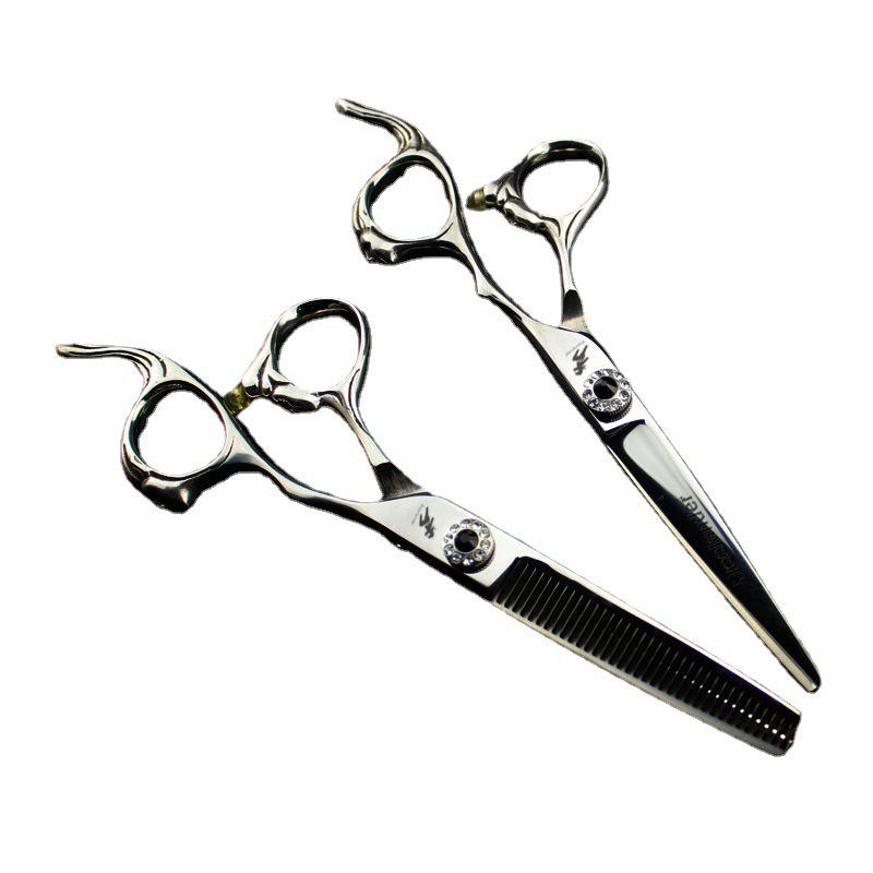 6.0-Inch LD-38 Hairdressing Scissors Set: Straight Shears, Thinning Scissors for Barbers.