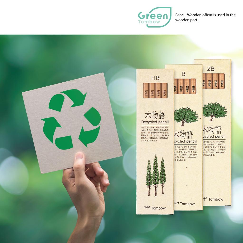 Tombow Ki Monogatari 2B 1 Pencils, Dozen, LA-KEA2B