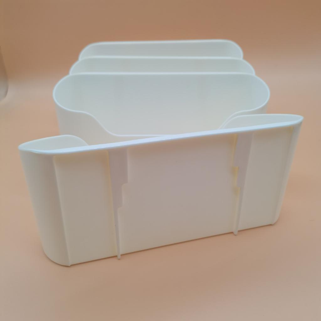Kitchen Wall Mounted Adhesive Storage Box, Cabinet Door, Non Perforated Desktop Stationery Shelf, Storage Rack