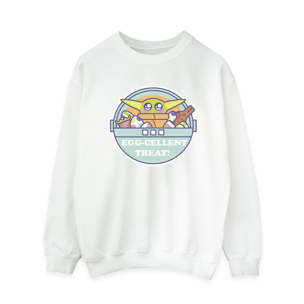STAR WARS Womens/Ladies The Mandalorian Eggcellent Easter Sweatshirt