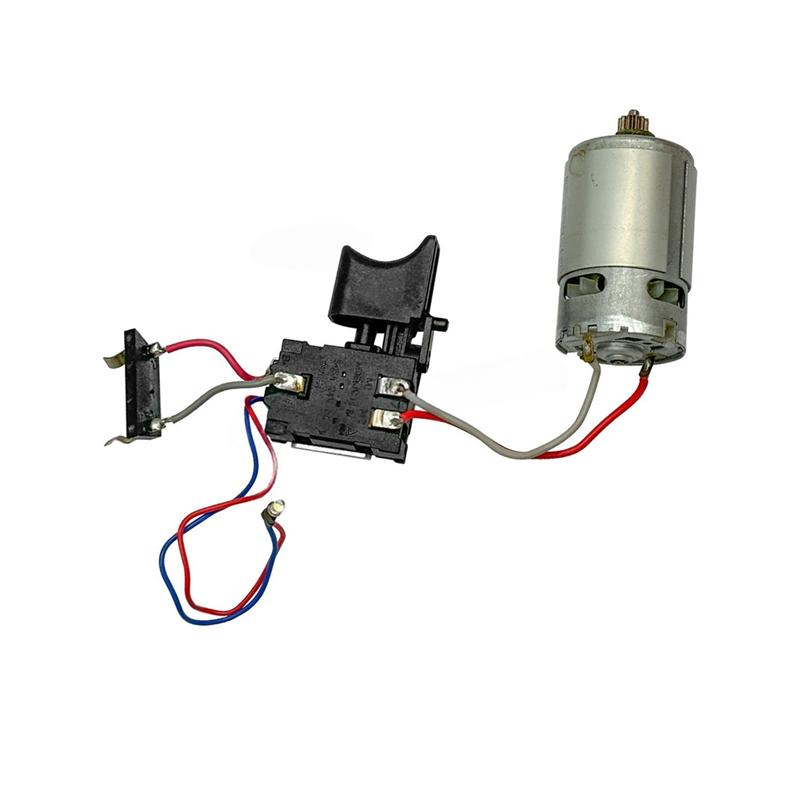 

A95I-For 12V Dual Speed Lithium Cordless Drill Power Drill Motor Switch Assembly 12 Tooth Motor Replacement Parts