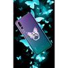 Mobile Phone Ring Buckle Holder Cartoon Cute Metal Desktop Creative New Painted Butterfly Mobile Phone Ring Buckle Holder