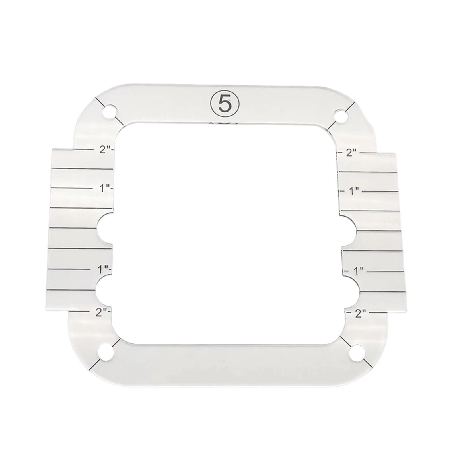 

Acrylic Quilting Template Pratical Free Motion Quilting Ruler For Domestic Sewing Machine Ruler DIY Craft One Size