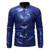 Men's Loose Sequin Dance Suit Zip Cardigan Jacket