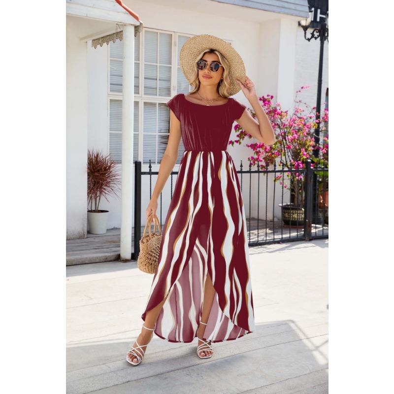 Letní dámské kraťasy s květinovým potiskem a zebřím potiskem, bez ramínek, v pase, s krátkým rukávem