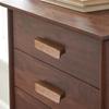 Wooden Pulls Wardrobe Door Handle Beech Wood Black Walnut Drawer Knob Cabinet Bedside Table Pull