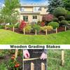 Wooden Garden Picket Fence Stake for Plant Support and Boundary Marking