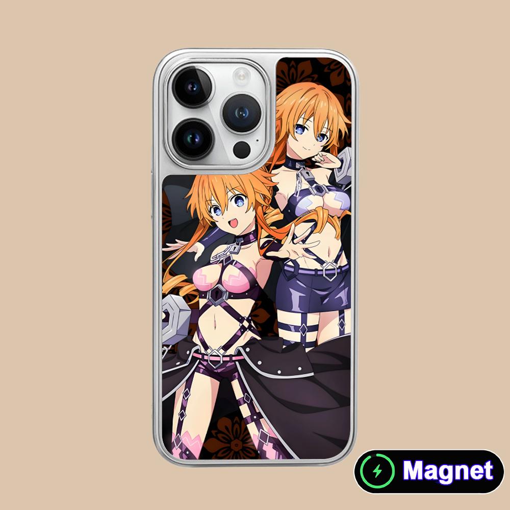 

Date a Live Yamai Kaguya Silver Plating Magsafe Mobile Phone Case for iPhone 17 16 15 14 13 12 11 Air Pro Max Plus Colorful iPhone 11
