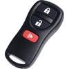 Keyless Entry Remote Control Key Fob Replacement Fits for Nissan Xterra Titan Armada Frontier 2002- Quest Sentra Murano Pathfinder Versa Infiniti