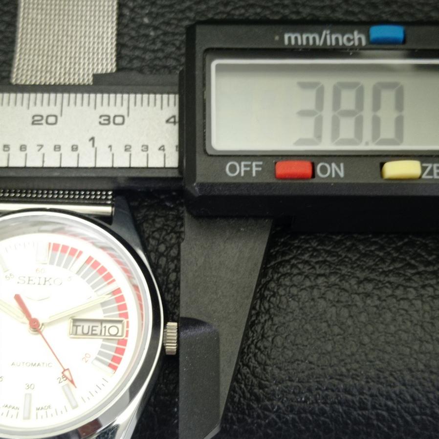 REFURBISHED MENS SEIKO 5 AUTOMATIC 6309A JAPAN WHITE DIAL WATCH A427249-2 QRL-a427249