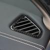 Real Carbon Fiber Car Accessories Dashboard Air Vent Decorative Cover Soft Sticker For BMW X5 F15 2014-2018 X6 F16 2015-