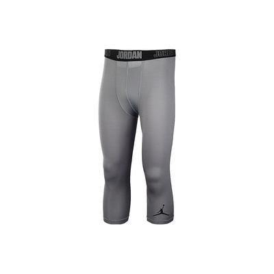 Brand Running Quick-Dry Compression Three-Quarter Pants Men Bottoms Gray 724777-065