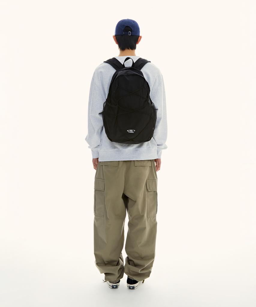 Lmc Oval Globe String Backpack Gray