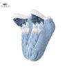 Women Slipper Socks Knitted Warm and Fluffy Fleece Lined Non Slip Socks Winter Socks Home Sleeping Socks for Bed Socks