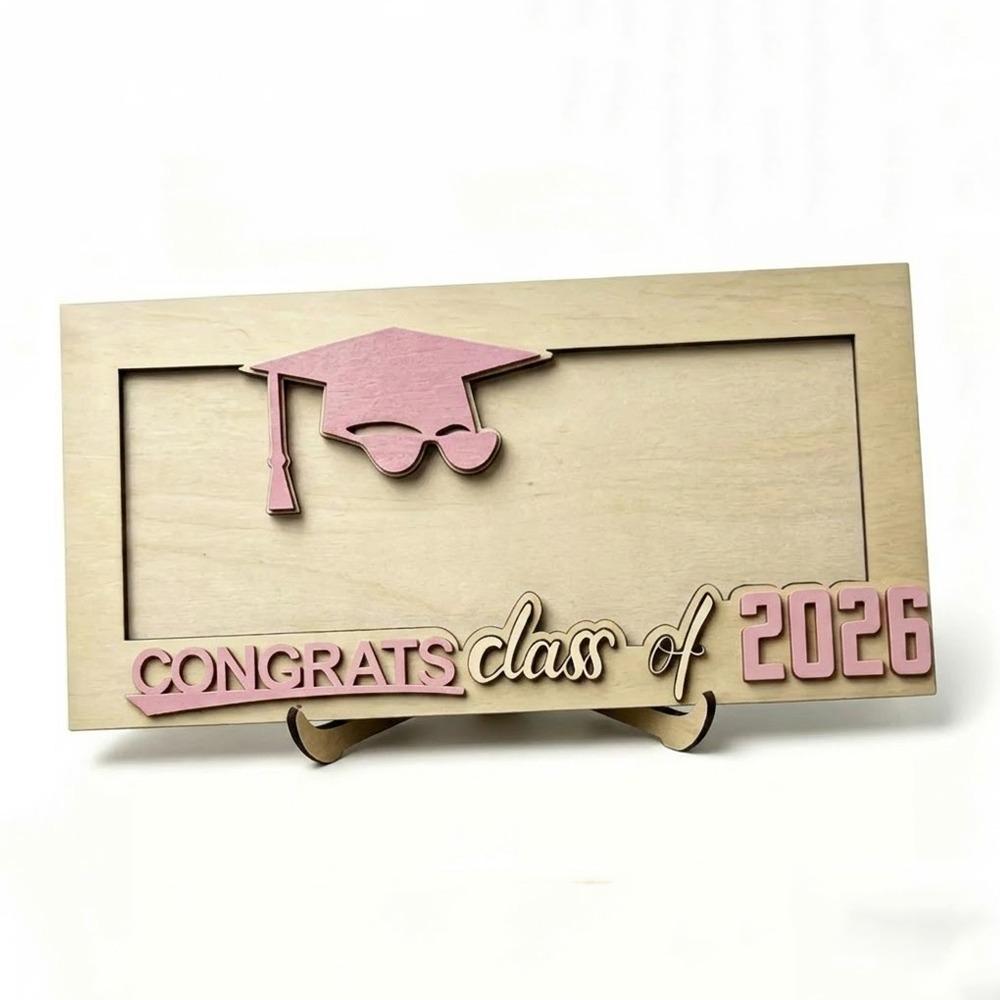Double-Layer Graduation Money Holder Pull-Out Card Gift Card Holder Senior Graduates розовый