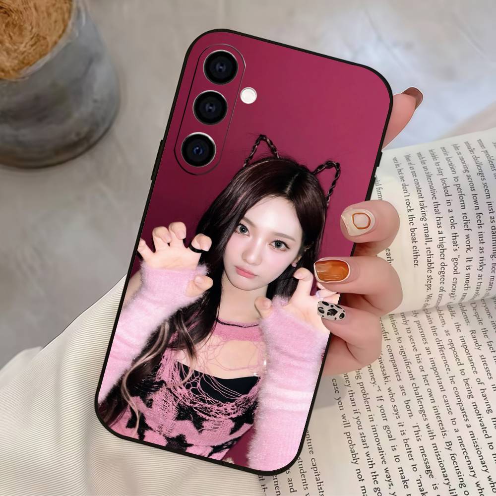 N-Ningning A-AespaS Phone Case For Samsung Galaxy A73,A72,A71,A70,A53,A52,A51,Others Soft Black Cover