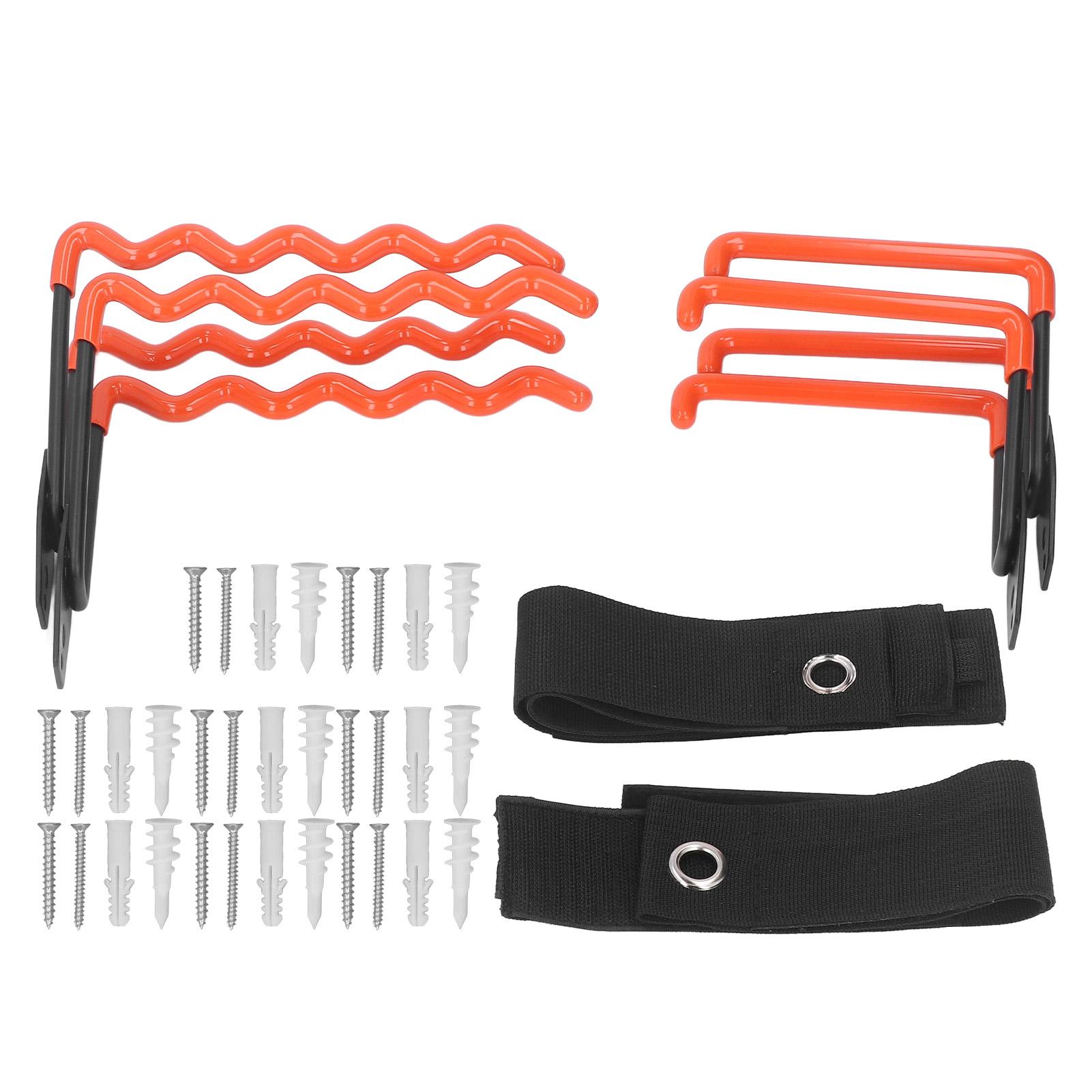 Garage Hooks Heavy Duty Utility for Hanging Wall Mount Storage Non Slip with 2 Extension Cord