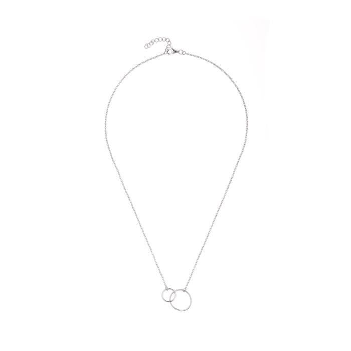 Necklace - LOVA LOLA VAN DER KEEN - Ring - 925 Sterling Silver - Synthetic Diamond - 42 Cm