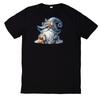 T-Shirt Funny Dwarf and Animal Motif CottonWill Open In a New Window or Tab