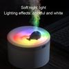 Kaltnebel-Luftbefeuchter 1,5 l USB Automatische Abschaltung Leiser Schreibtisch-Luftbefeuchter mit Nachtlicht für Schlafzimmer Wohnheim Büro