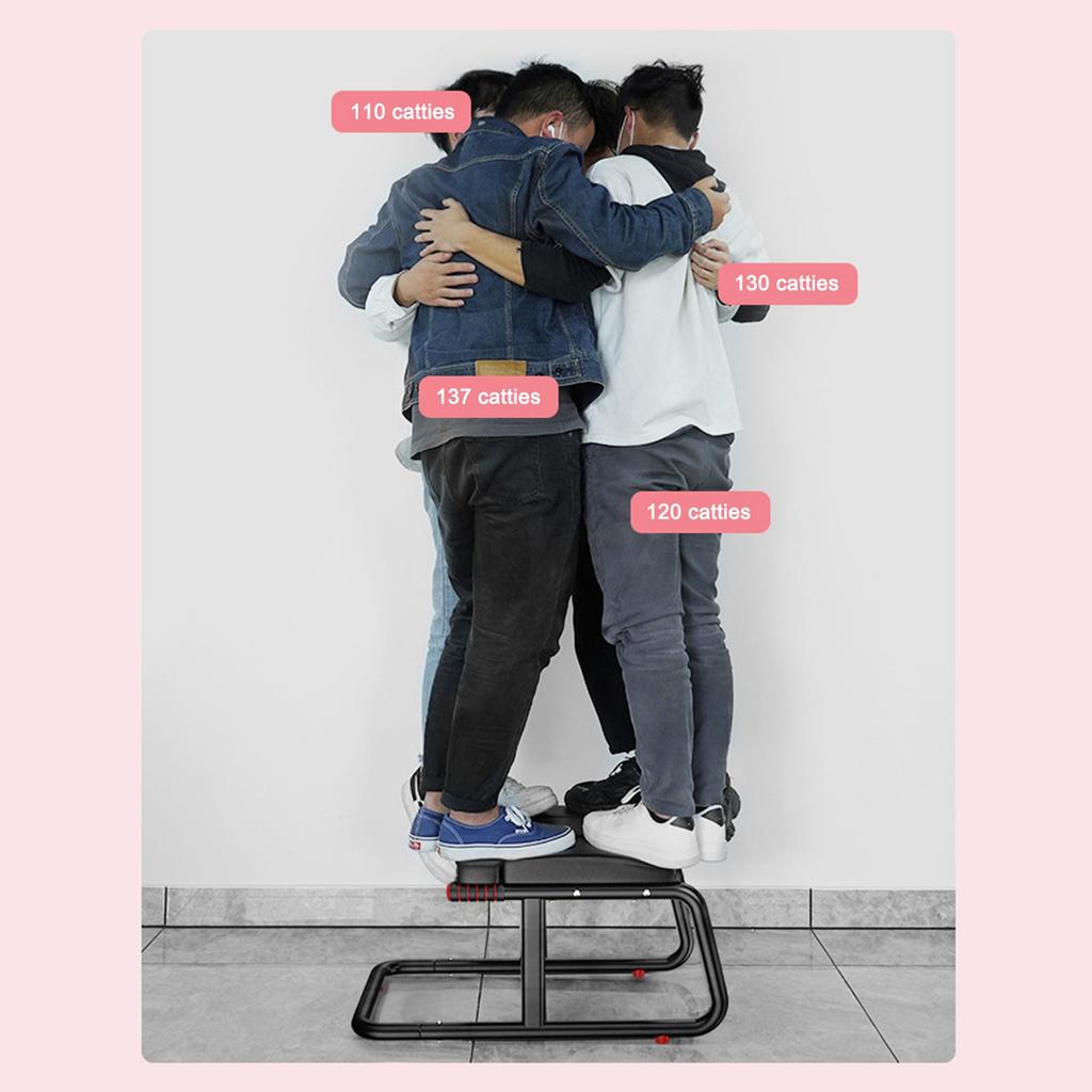 Headstand Bench Black Multiple Benefits Beginner Friendly Upside Down Chair for Home