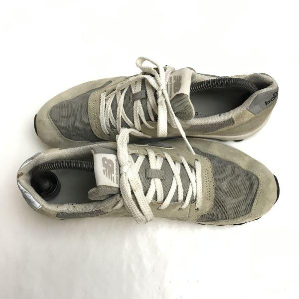 new balance ML72AG leather sneakers 10 28 gray Vibram(USED)