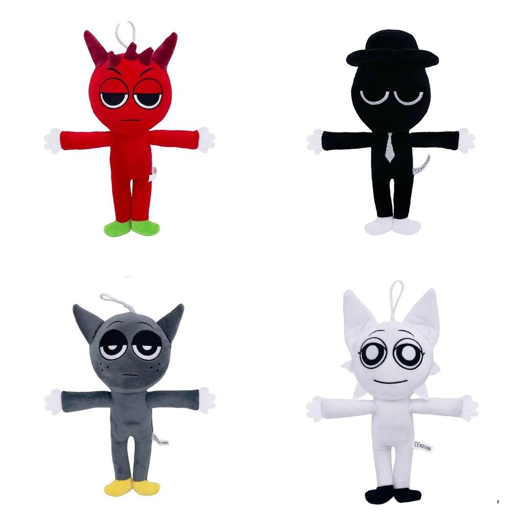 Character Plush Sprunki Plush Doll Game Peripherals Birthday Gift Decoration Toy