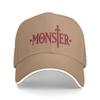 Anime Monster Logo Merch Men Women Baseball Caps  Dad Hat Retro Formal Headwear Adjustable Snapback Hat