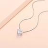 45-60cm Fine   Copper Crystal Charms Chain Necklace 18-24 Inches For Women Wedding Lady Charm Jewelry Luxury