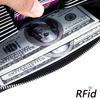 Genuine Leather RFID Long Wallet & Passport Holder with Multifunctional Accordion Card Slots for Men & Women