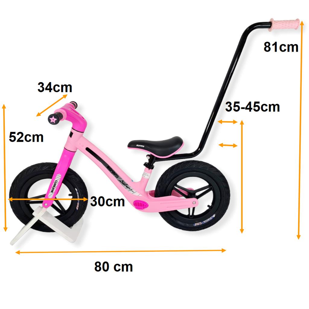 Blue Ride BMT001 Balance Bike Pink + Stick