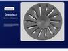 Tesla 19-Inch Model Y Full Wrap-Around Symmetrical Wheel Hubcap Cover