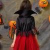Formemory Halloween Kids' Vampire Cosplay Costume for Girls, Princess Dress, Halloween Witch Dress Costume (Size S)