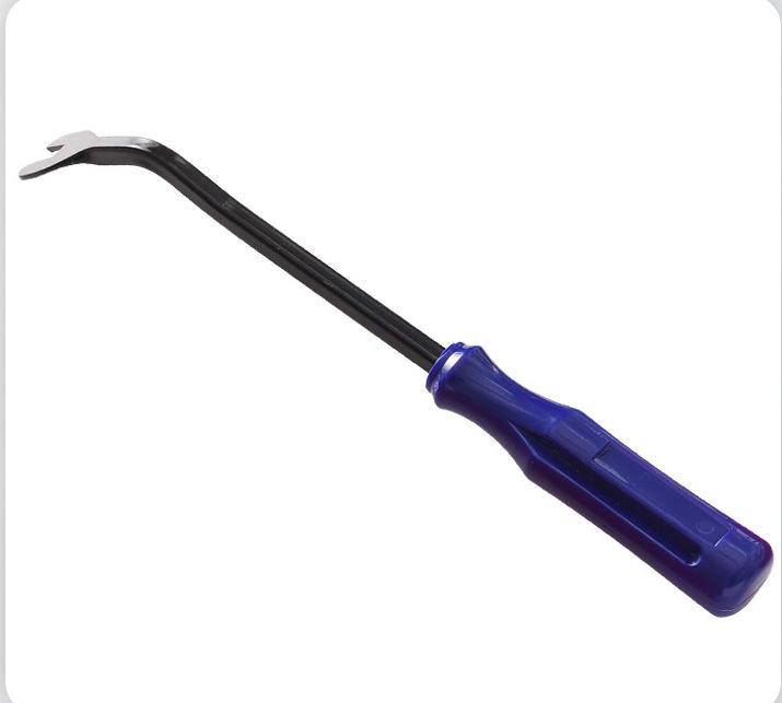 Car Interior Pry Tool Set: 6" & 8" Rocker, Buckle, Screwdriver, Light Opener, Audio Removal Bar