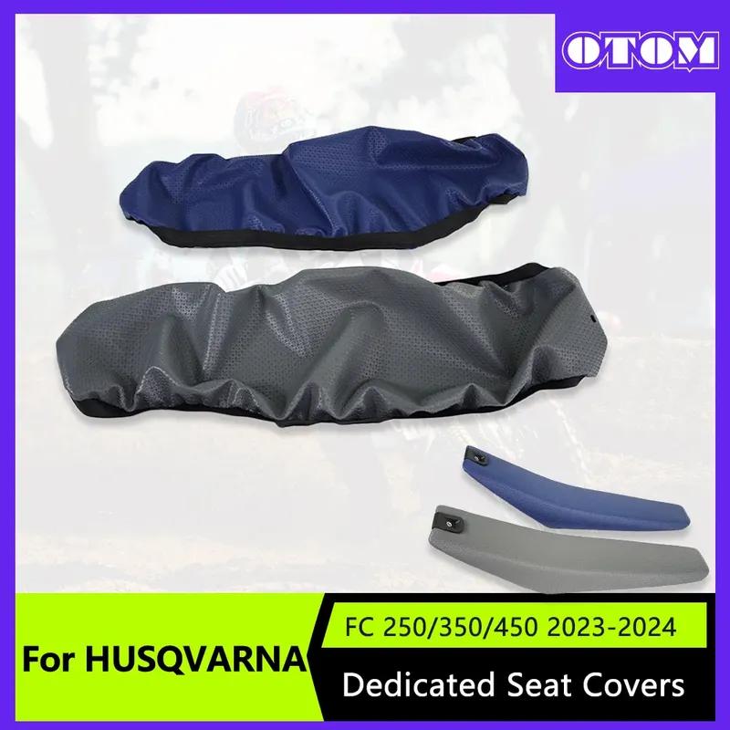OTOM Motorcycle Seat Cover Waterproof Cushion Set Package Nonslip Gripper Soft For HUSQVARNA 2023-2024 FC FE FX TC TE TX 125-501