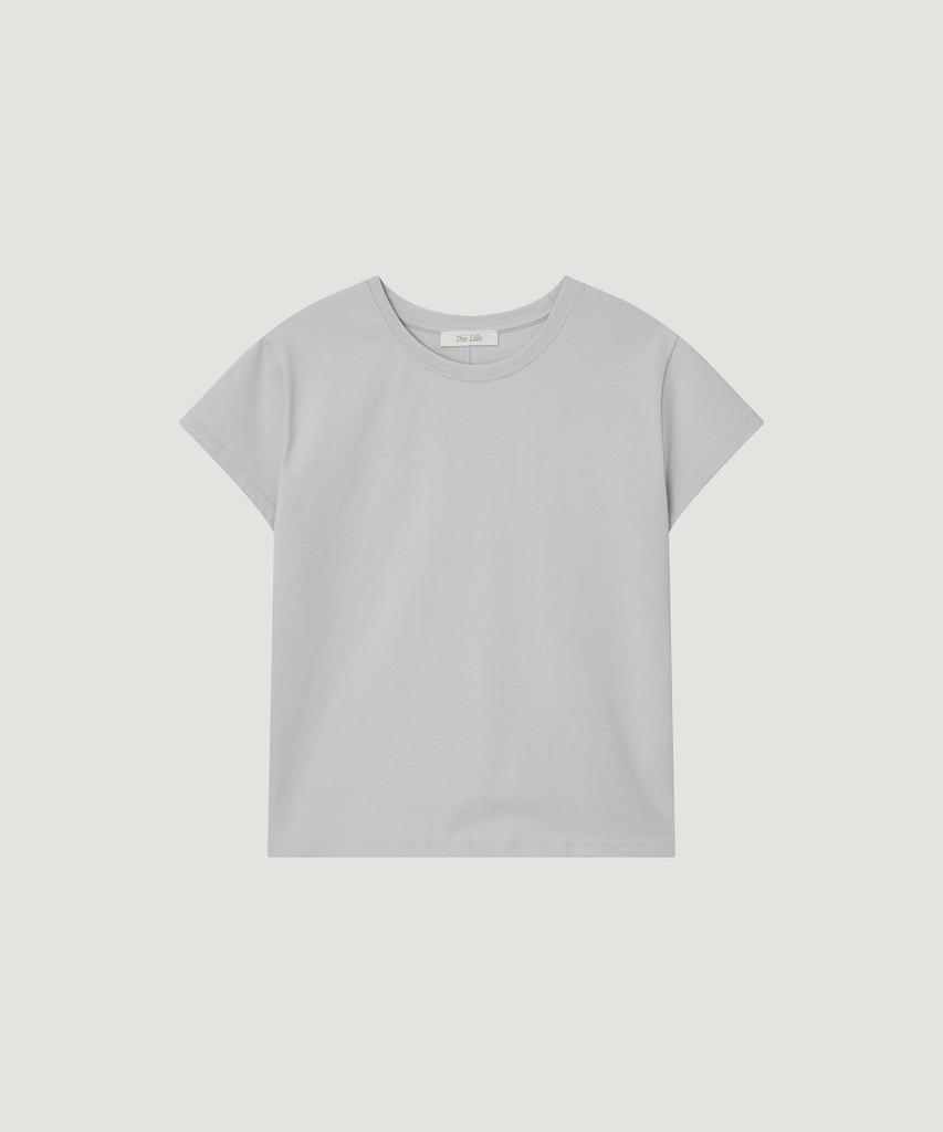 Deolil Blake Cap Sleeve Tee_Light Gray