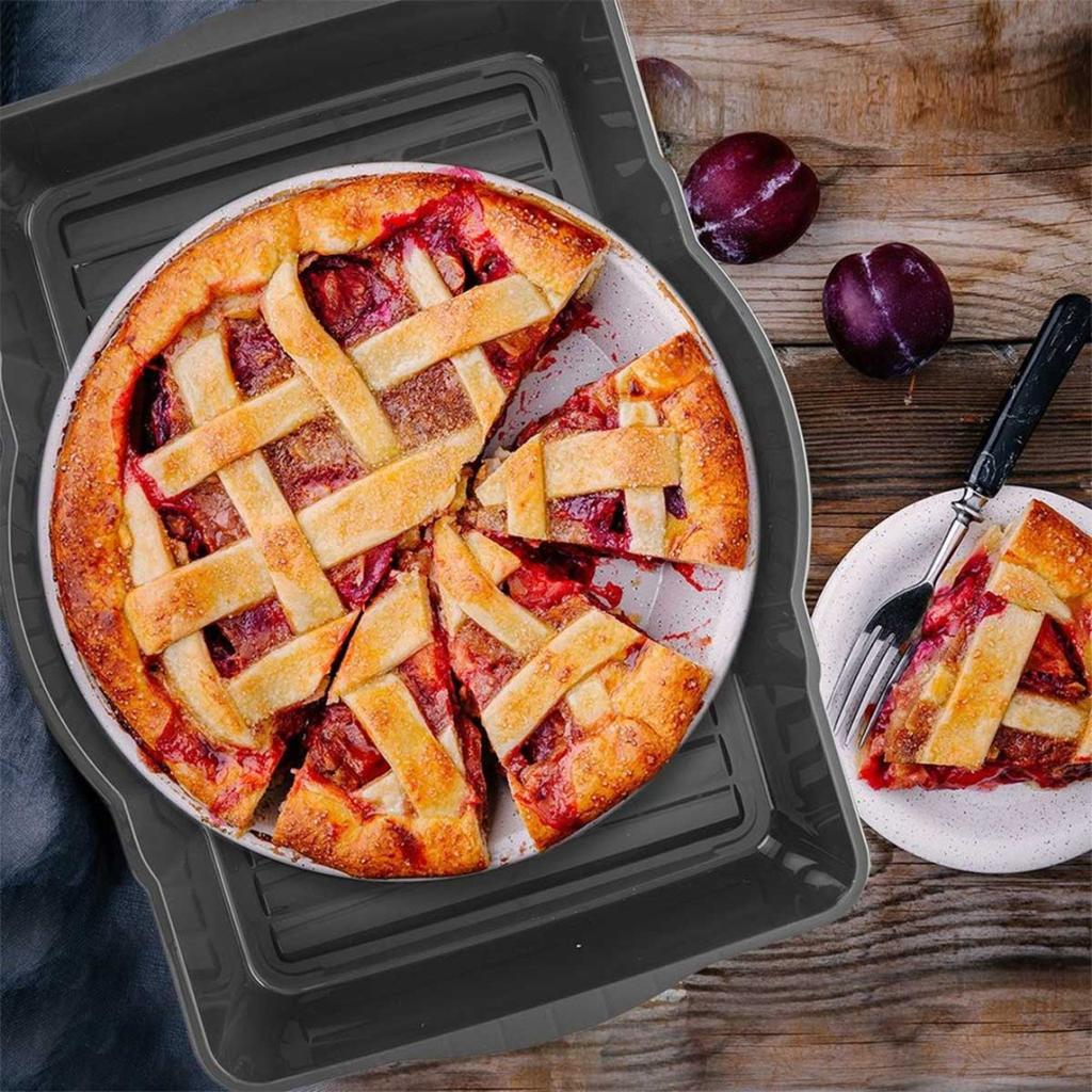 RECTANGULAR CAKE SNACK CONTAINER 45x35cm 154033