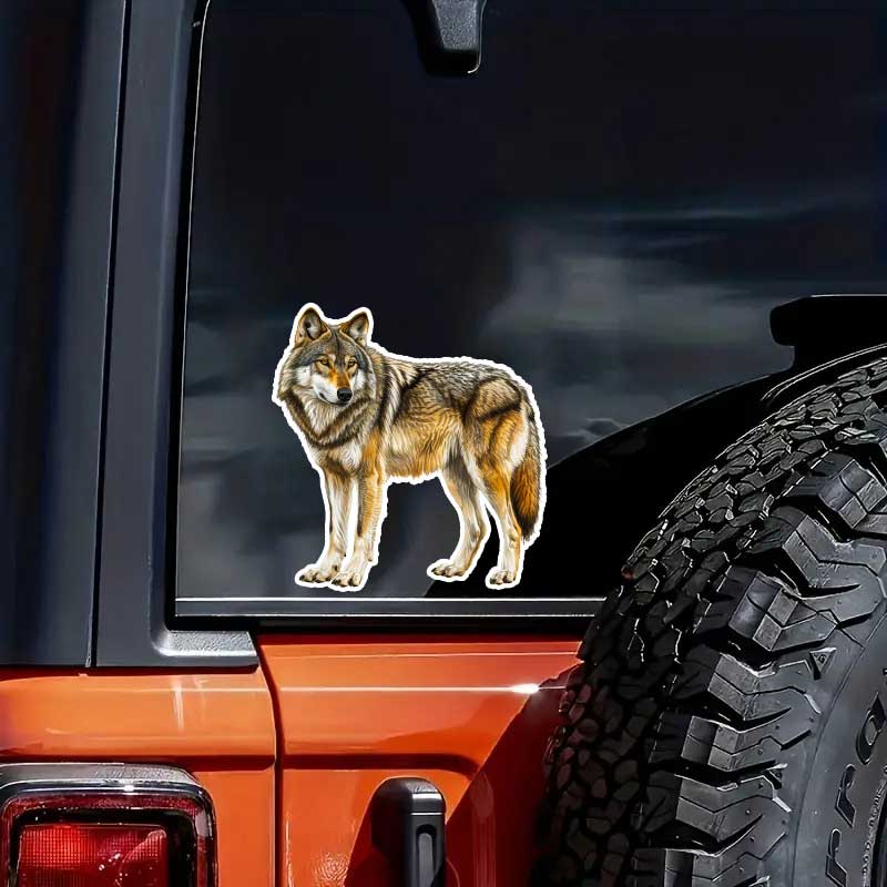 Wolf Car Sticker Vinyl Decal Waterproof Rear Window Motorcycle Camper Bumper Truck Laptop Decoration TM329