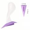 Eddya Women Heart Triangle Shape Pubic Hair Razor Bikini Trimmer Intimate Shaver Tool