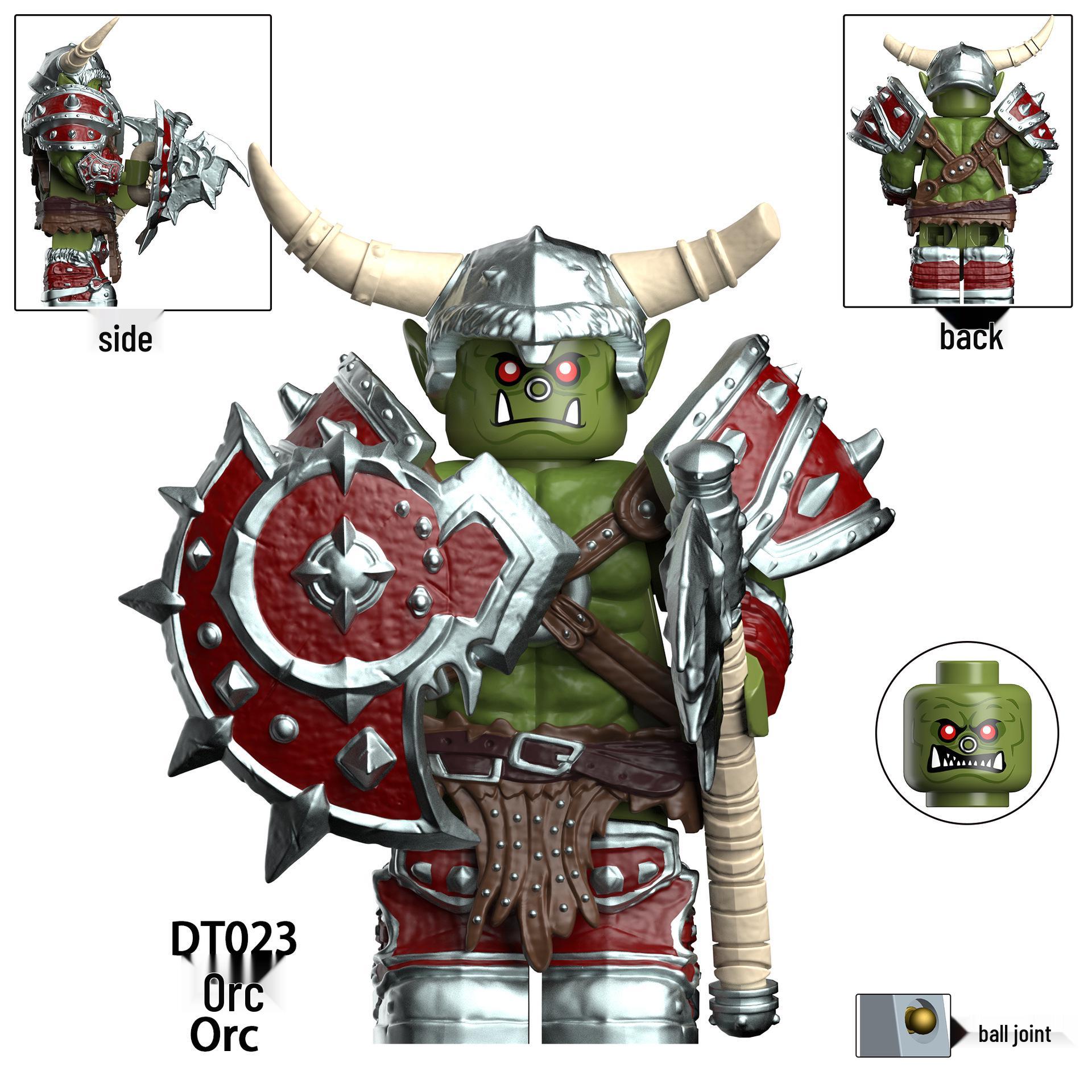 Warcraft Series DT8905 Orc Building Block Figure Toy Set