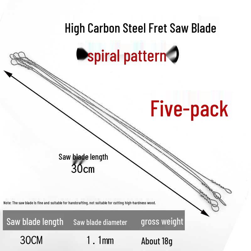 Flower Hand Fret Saw with Wire Jigsaw Blade for Woodworking