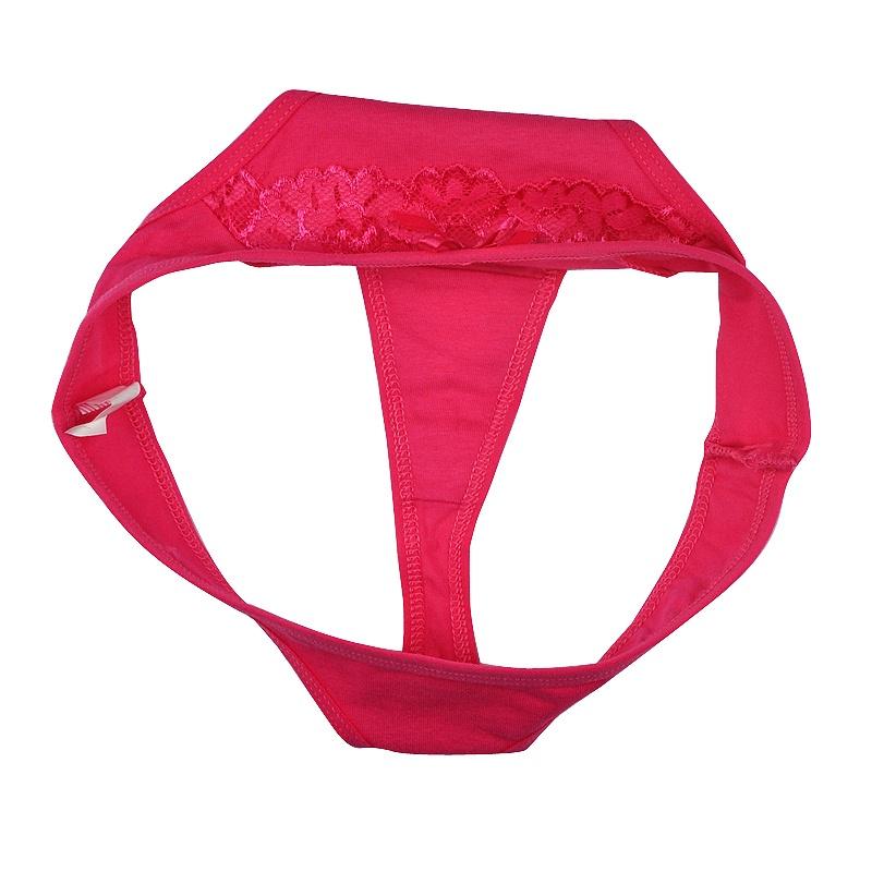 Tanga Sexy de algodón para mujer, tangas, ropa interior, cuerdas, lencería, bragas para mujer, espalda en T, 6 unids/lote