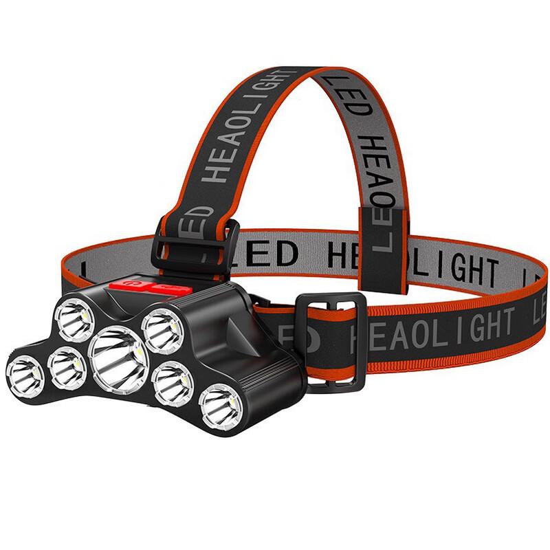 Binfoo 7-LED Rechargeable Headlamp