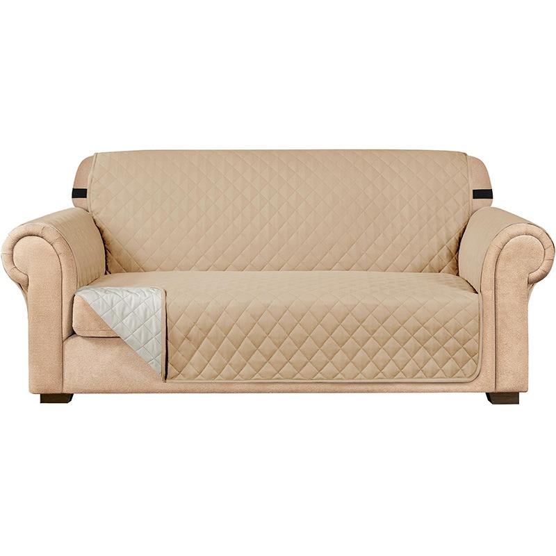 1/2/3/4-Sitzer Flüssigkeitsdichte Sitzkissen Haustier Hund Kinder Sofabezug Für Wohnzimmer Sofa Möbelabdeckungen Sofa Schutzabdeckungen Grau 1 Seat 55x193cm