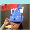 Cuter Plush Shark Hat With Embroidery Design For Kids And Couples Novelty Costume Accessory