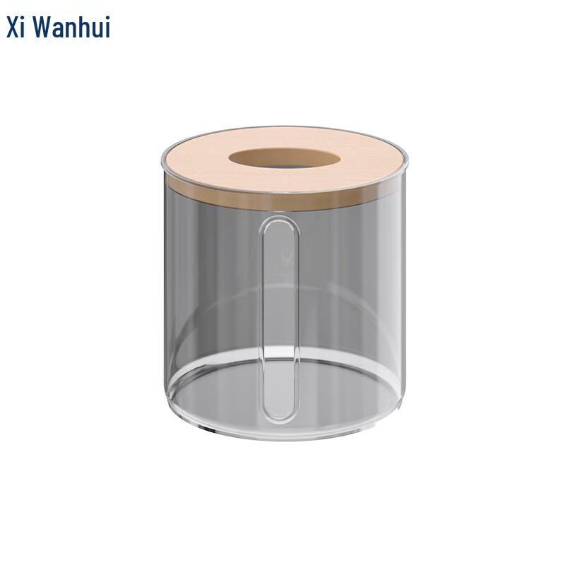 Modern Desktop Tissue Box with Storage