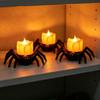 Halloween LED Pumpkin Lantern with Spider Light