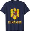 RoUnisexia Flag Coat of Arms Loop RoUnisexian TShirt 100 Cotton ONeck Short Sleeve Summer Casual Unisexs Tshirt Streetwear