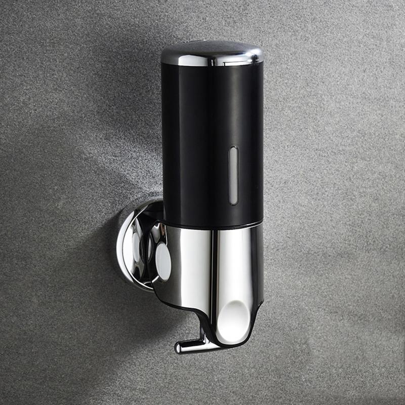 Manueller Seifenspender, Wandmontage, Handgelspender, Flüssigkeitsbehälter für Handseife, Shampoo, Spülung, Duschgel