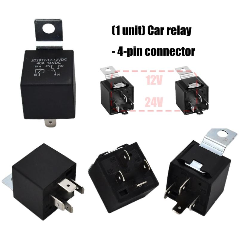 5 Pin 12V/24V 40A Vehicle Relays Precisions Current Control Universal Power Automotive Heavy Current Relays